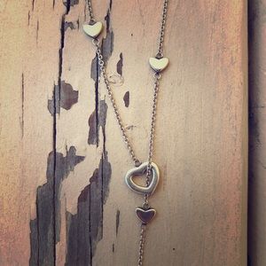 Tiffany & Co. Lariat Heart Necklace